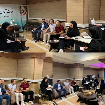 نشست هماهنگی مسابقات آمادگی جسمانی شهرستان اردبیل برگزار شد